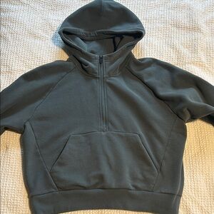 Athleta Charcoal Forever Fleece Hoodie